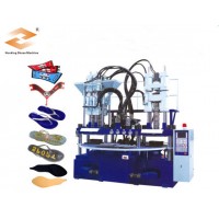 Rotary Three-colour TPR/PVC Upper for Flip-Flop Making Machine